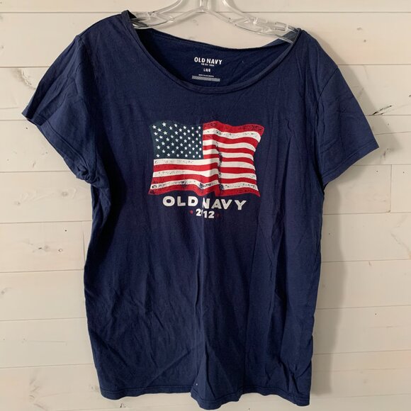 Old Navy USA American Flag TShirt - Picture 1 of 10